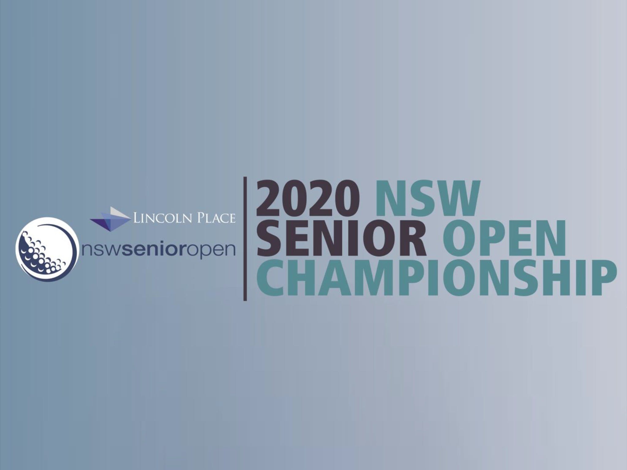 Men's NSW Senior Open - Pubs and Clubs