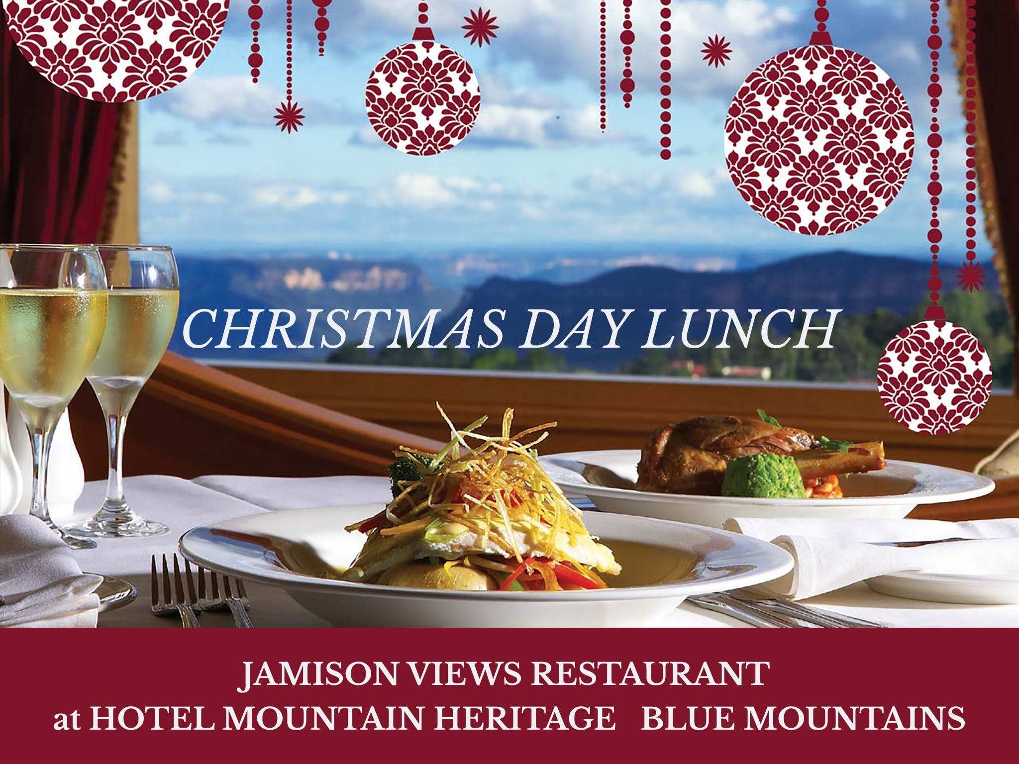 Christmas Day Lunch Hotel Mountain Heritage - Wagga Wagga Accommodation