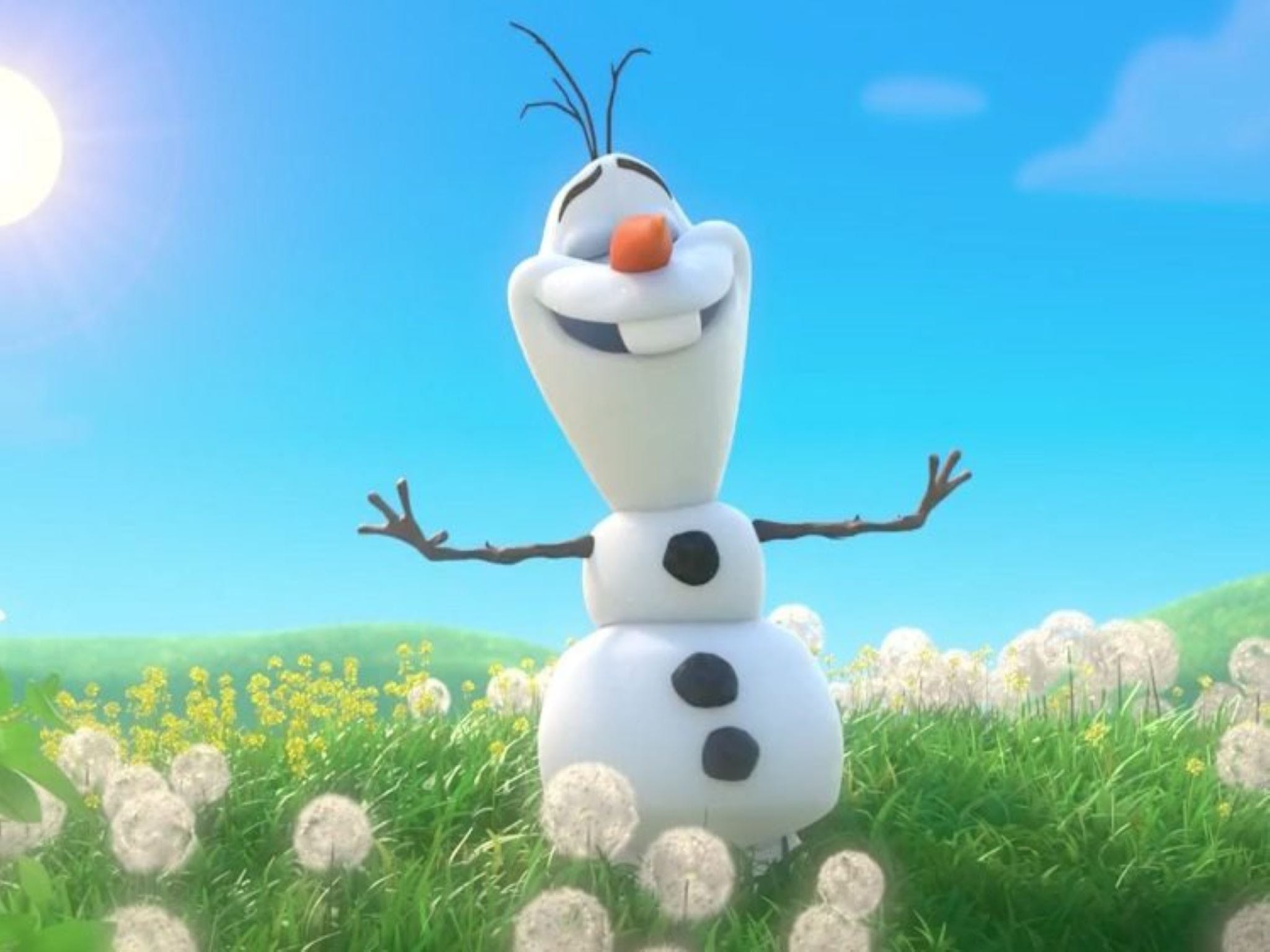 Meet Olaf from Frozen - Yamba Accommodation
